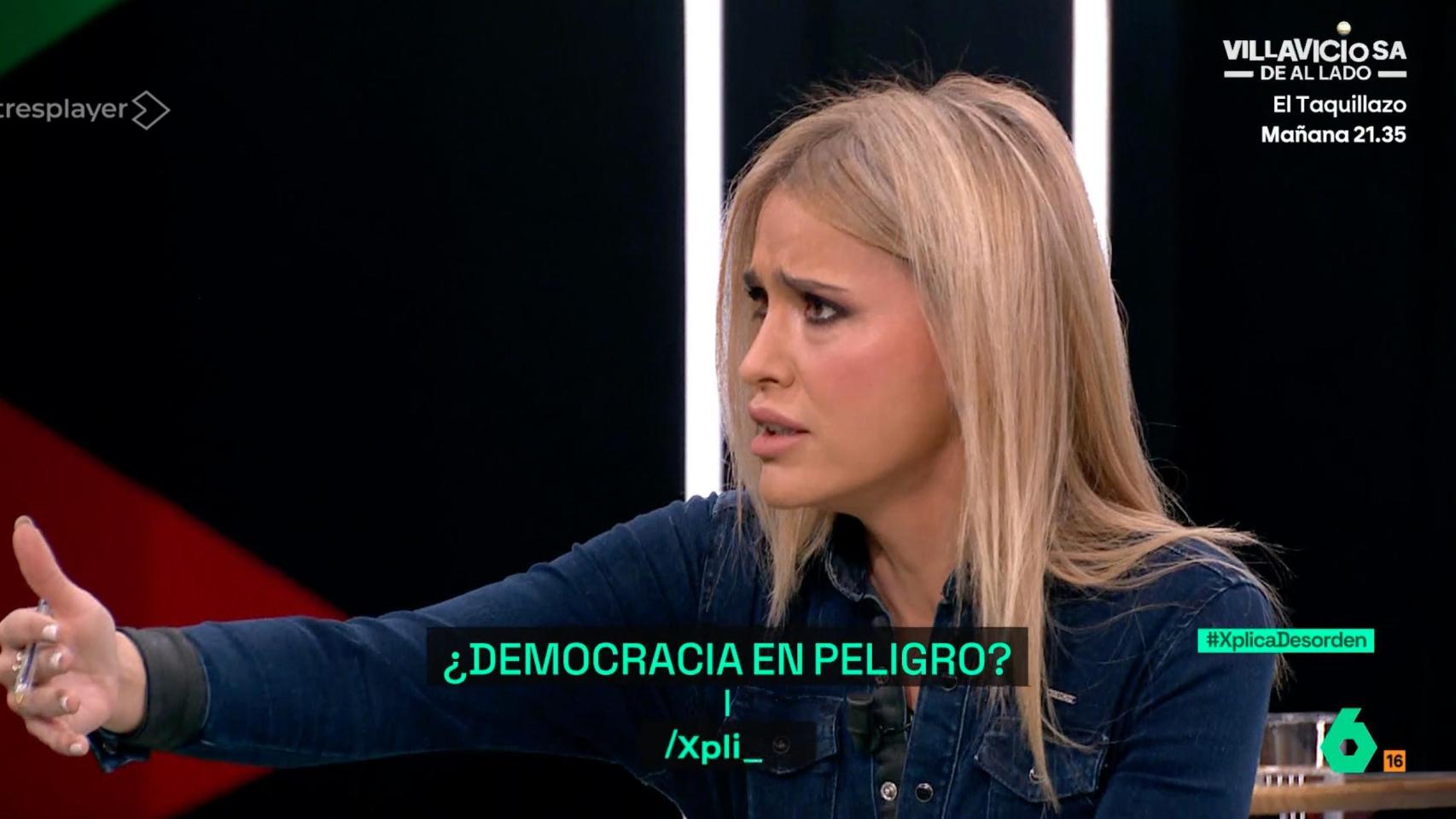 Afra Blanco en 'laSexta Xplica'.