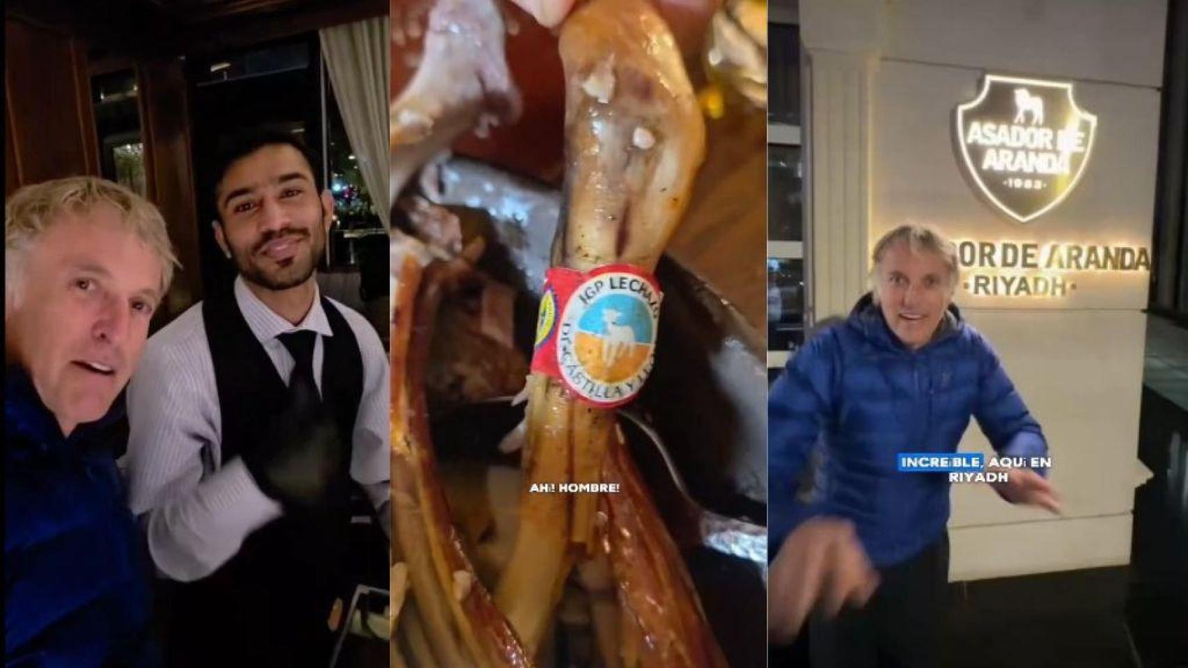 Del accidente al asador: Jesús Calleja se da un homenaje de lechazo para despedirse del Dakar