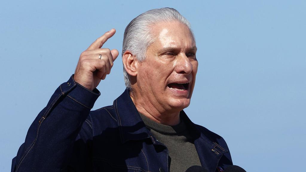 El presidente de Cuba, Miguel Diaz-Canel