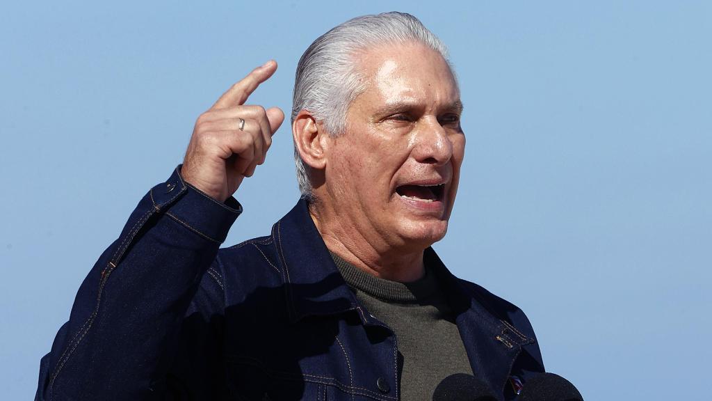 El presidente de Cuba, Miguel Diaz-Canel