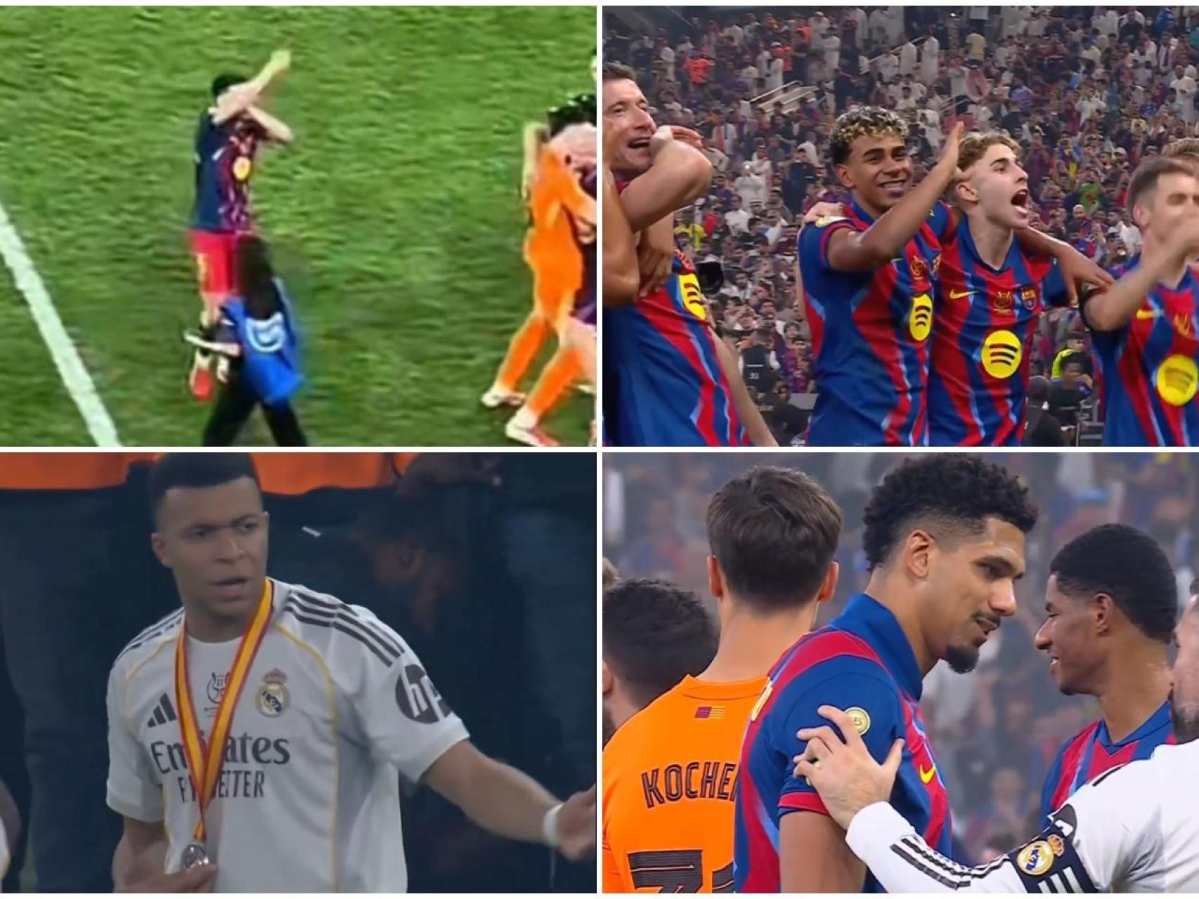 Las imágenes destacadas tras El Clásico de la final de la Supercopa de España