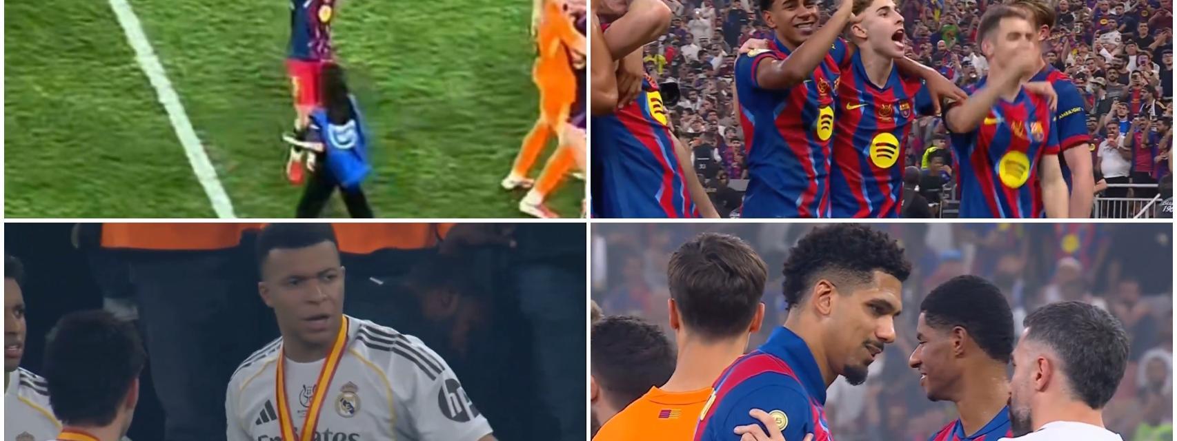 Las imágenes destacadas tras El Clásico de la final de la Supercopa de España