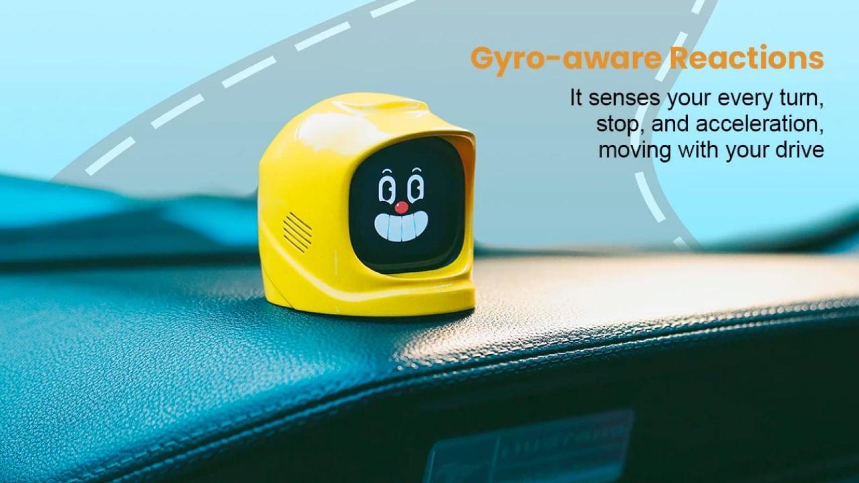 Mangogo en un salpicadero