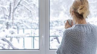 Invierno tras la ventana.