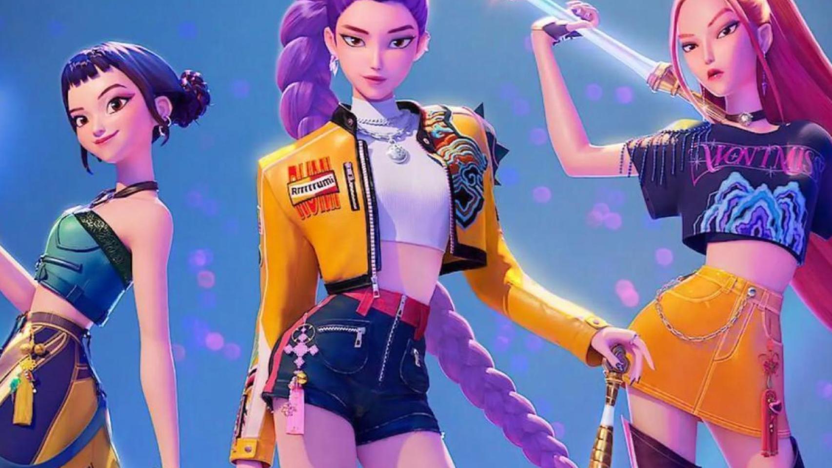 Imagen promocional de 'Las guerreras K-pop'.