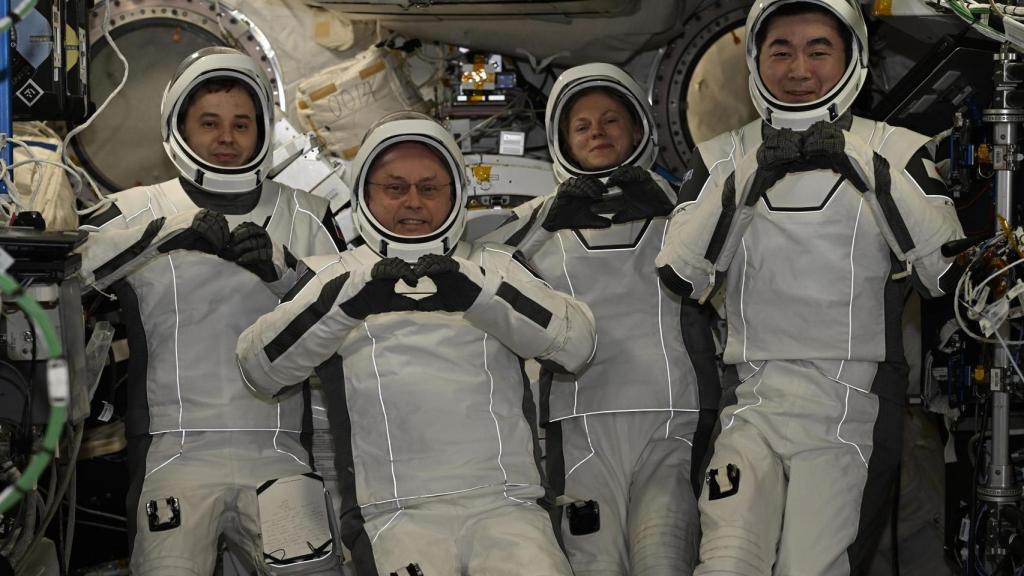 Tripulación de la ISS.