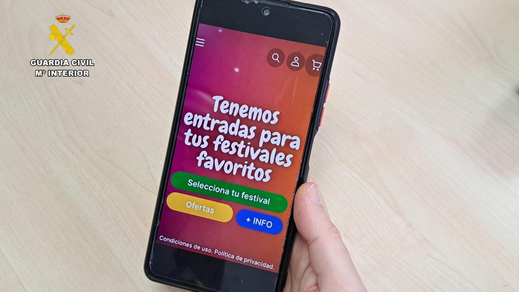 La Guardia Civil investiga a tres personas por una estafa en la venta de entradas del Sonorama