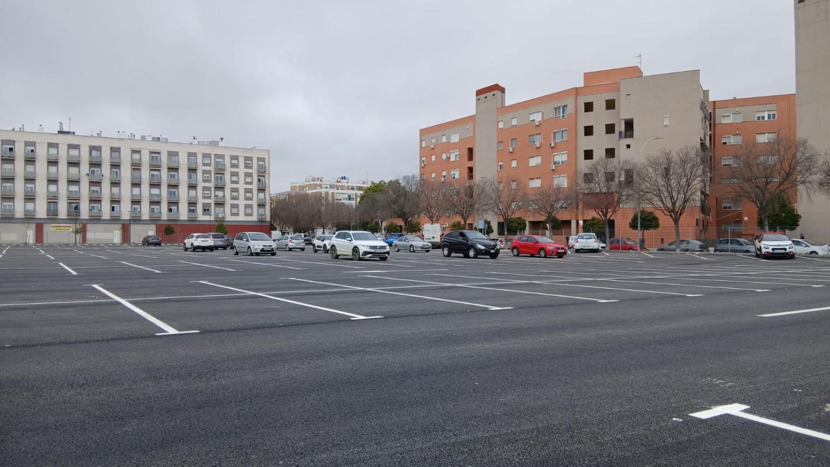 Imagen del aparcamiento.