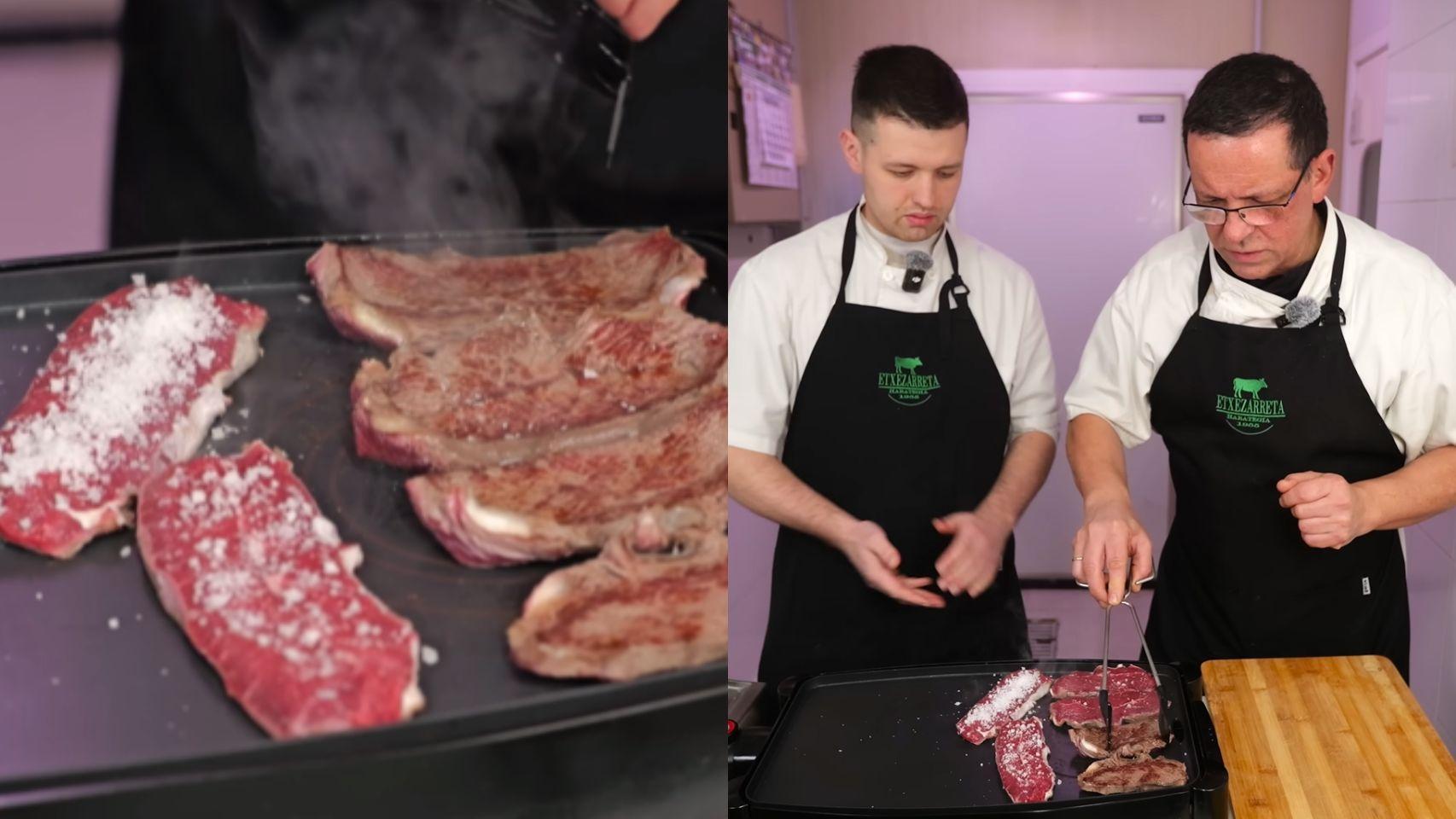 Los carniceros de Etxezarreta en un montaje de El Español