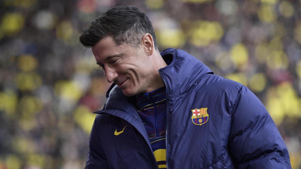 Robert Lewandowski, con el FC Barcelona