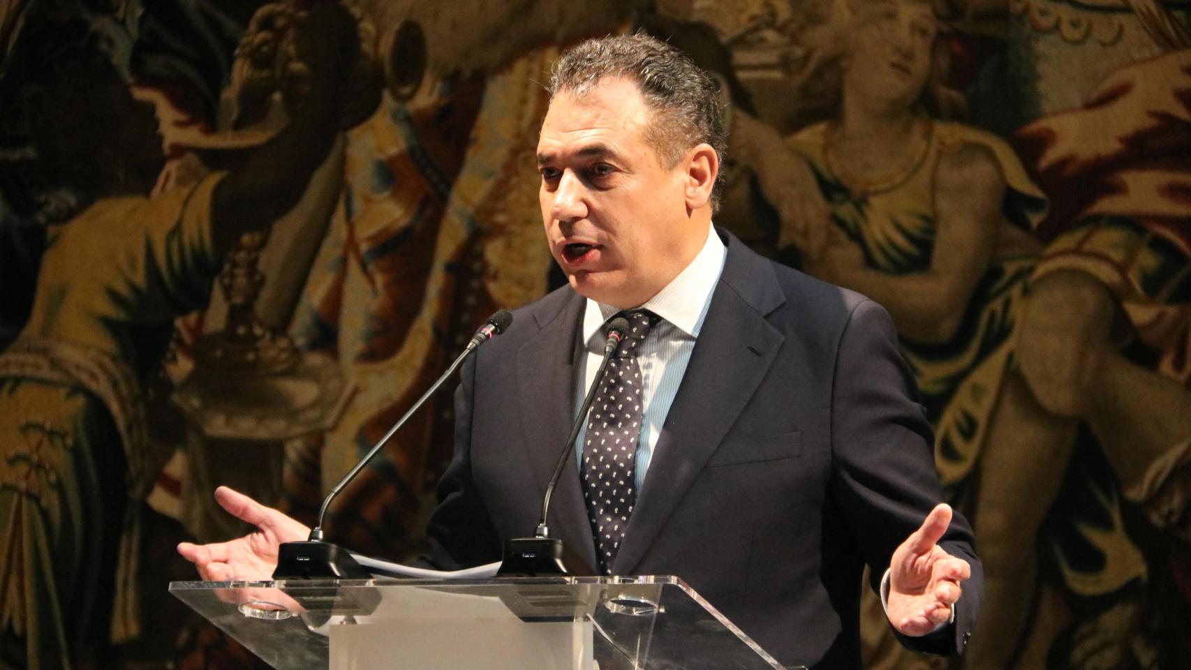 Benito Tesier, en la Asamblea Electoral de CEOE-Aragón