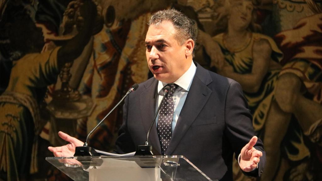 Benito Tesier, en la Asamblea Electoral de CEOE-Aragón