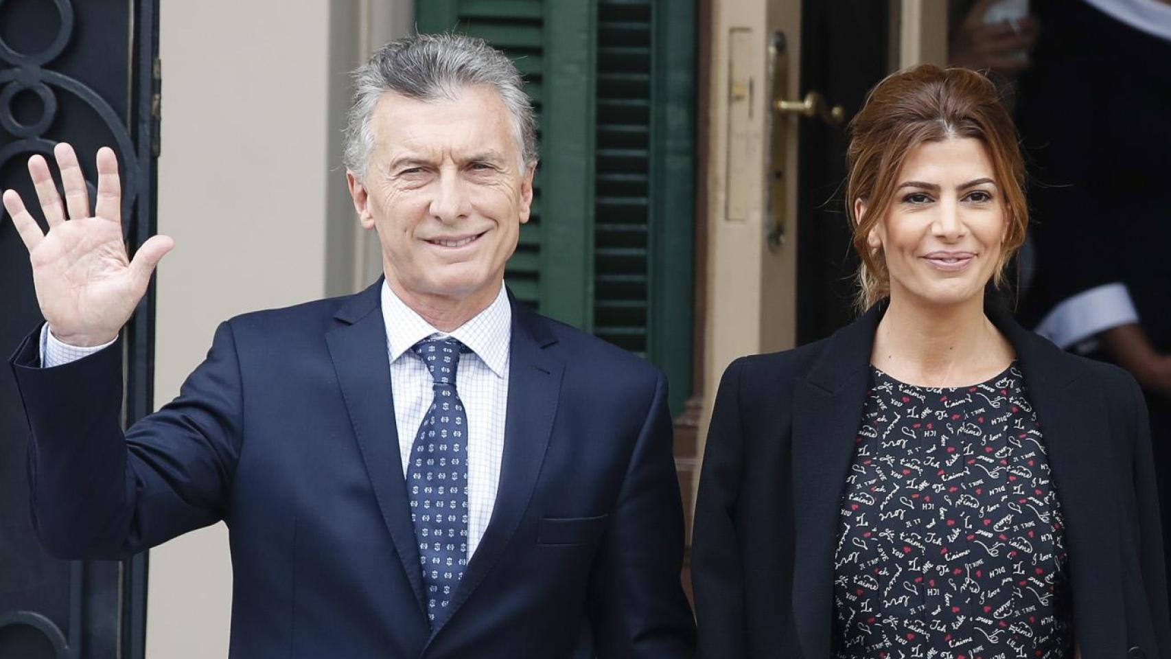 Juliana Awada y Mauricio Macri, en una fotografía tomada en Argentina en marzo de 2019.
