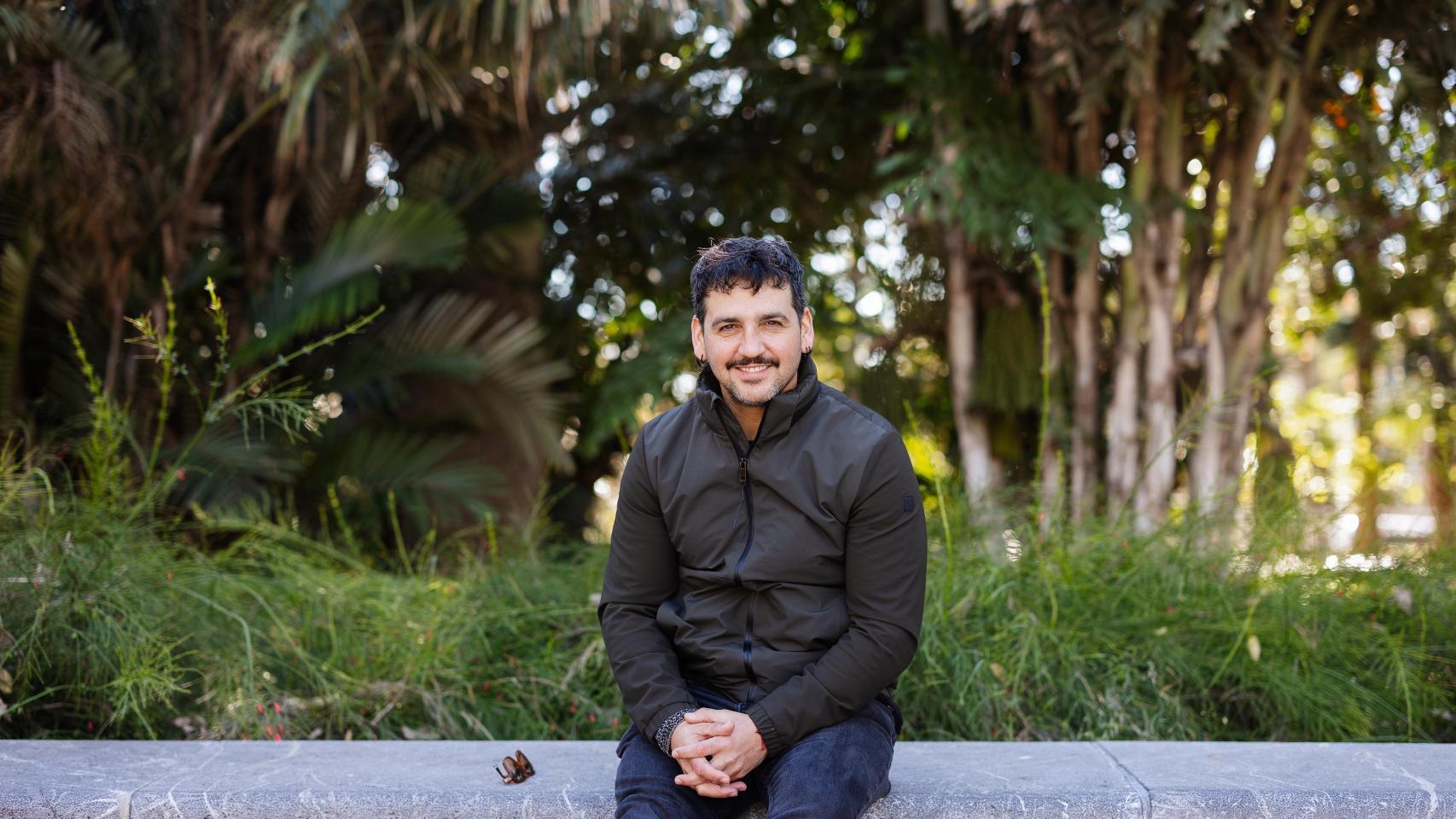 Fran Perea posa para EL ESPAÑOL de Málaga.