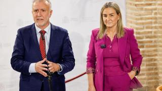 El ministro de Política Territorial y Memoria Democrática, Ángel Víctor Torres, y la ministra de Educación, Formación Profesional y Deportes, Milagros Tolón.