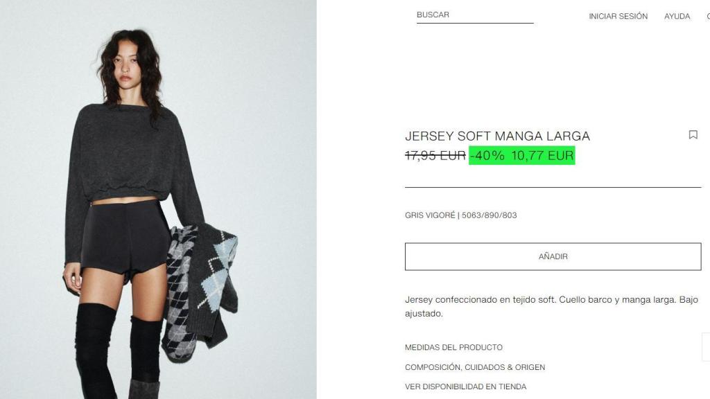 Jersey manga larga. Ref. 5063/890/803