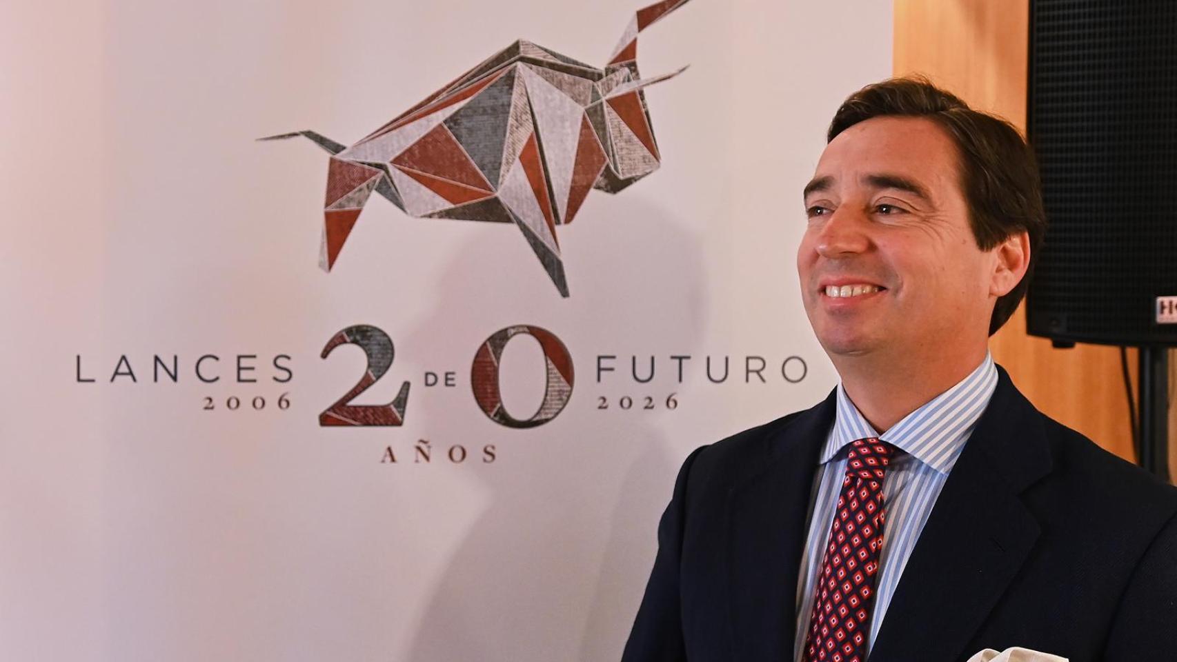 José María Garzón, nuevo empresario de La Maestranza, en un encuentro informativo con los medios.