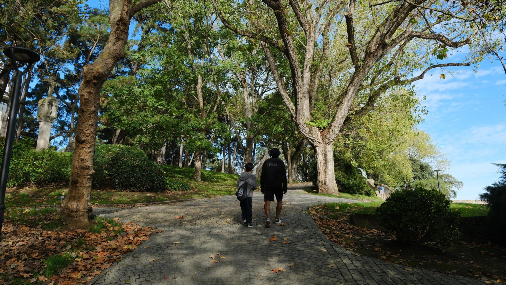 Parque de Santa Margarita de A Coruña.