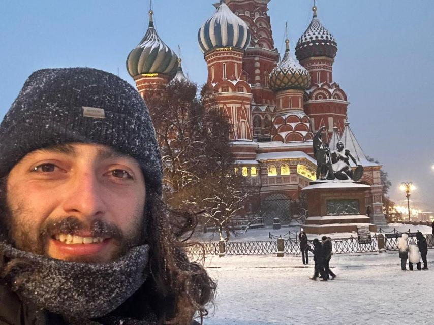 Una de las partes más complicadas para el joven albercano ha sido cruzar Rusia