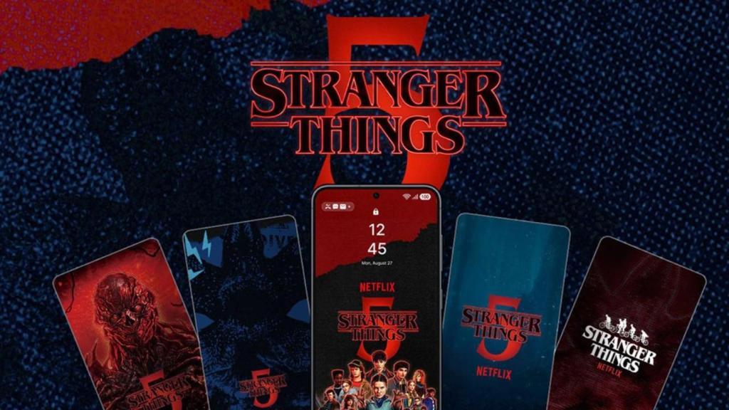 Tema para móviles Samsung de Stranger Things 5