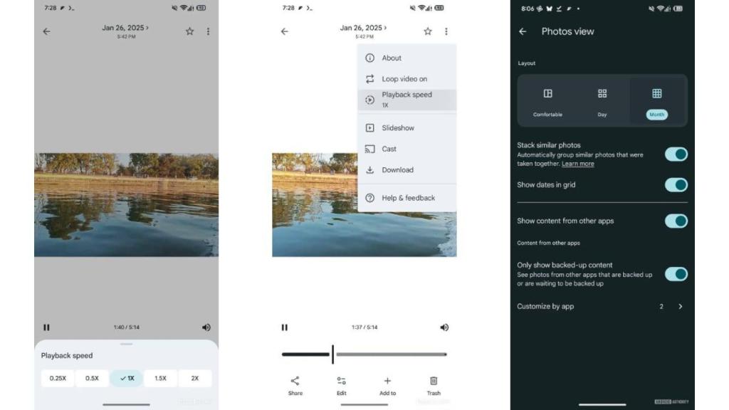 Nueva interfaz de Google Fotos