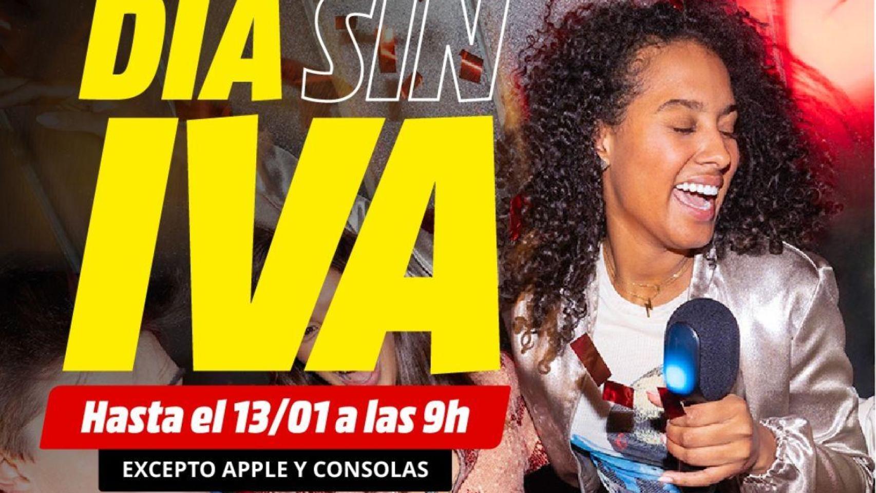 El Día sin IVA vuelve a MediaMarkt: 5 ofertones para ahorrarte el 21% en smartphones, portátiles, belleza y más