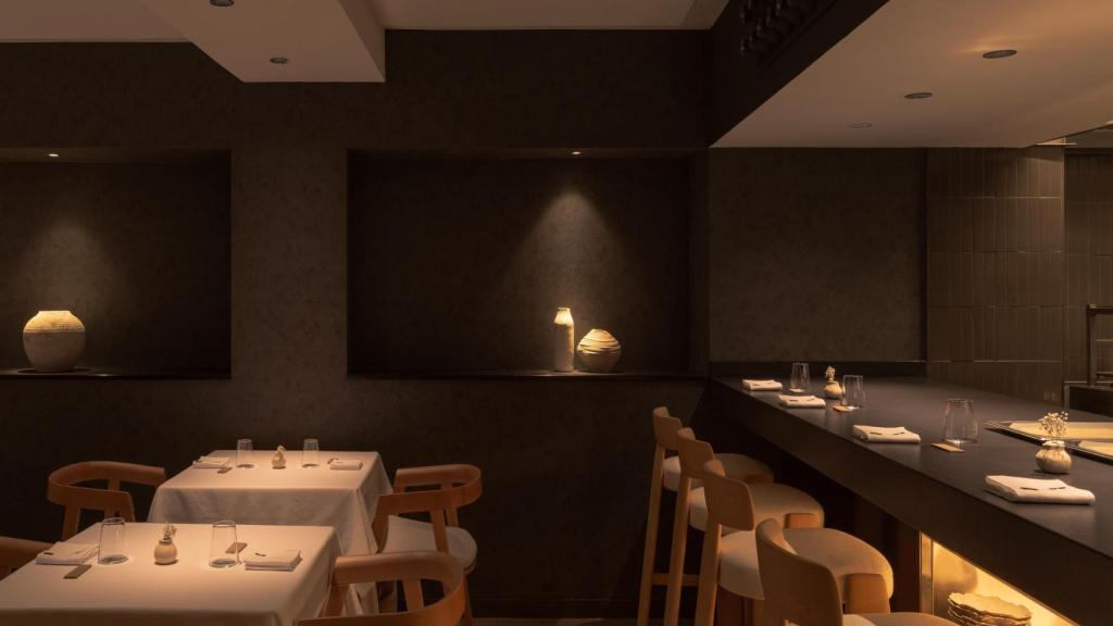 El interior de Palodú, el restaurante malagueño una estrella Michelin.