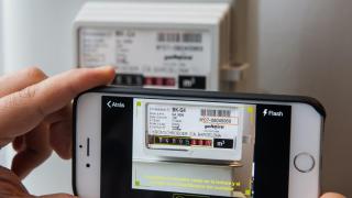 Imagen de un contador de gas.