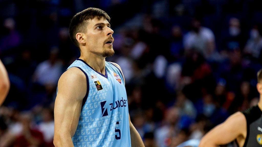 Chumi Ortega, durante un partido contra Andorra.