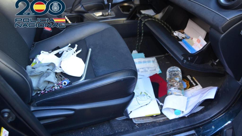 Uno de los coches robados