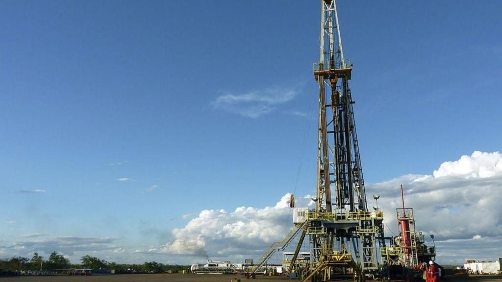 Extracción de petróleo en Venezuela.