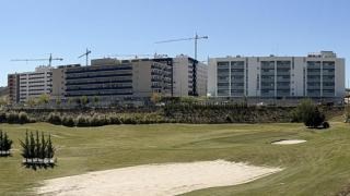 Construcción de viviendas en Zaragoza.