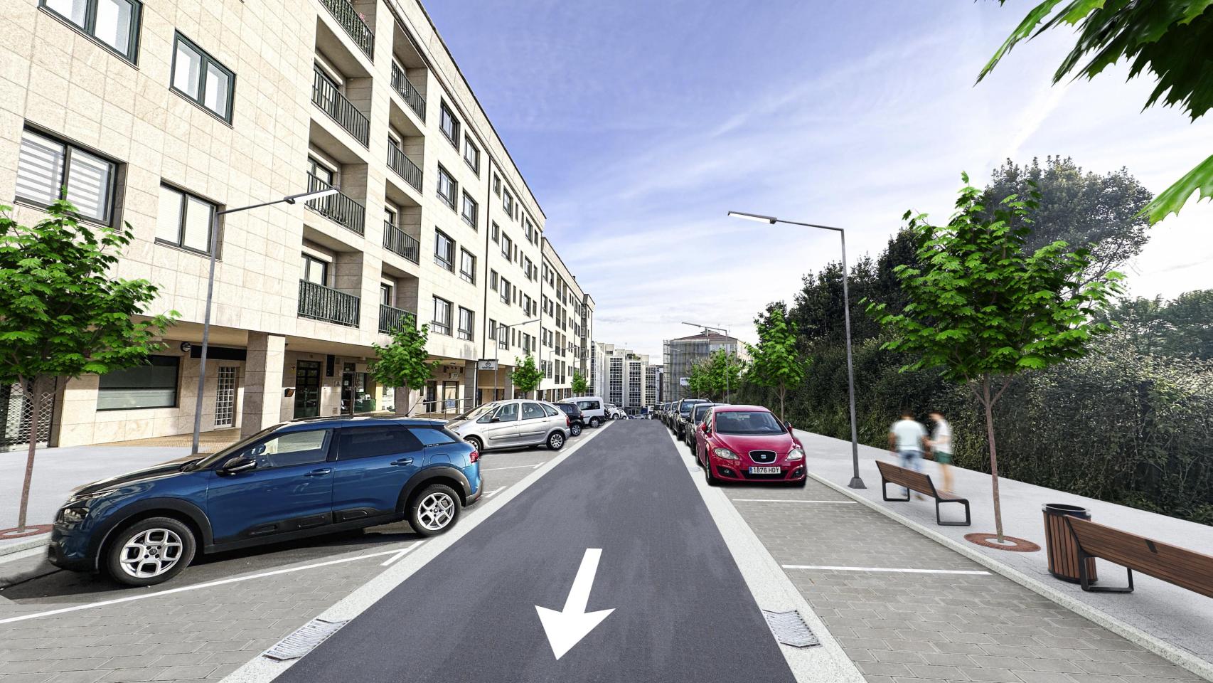 Recreación 3D de la obra.