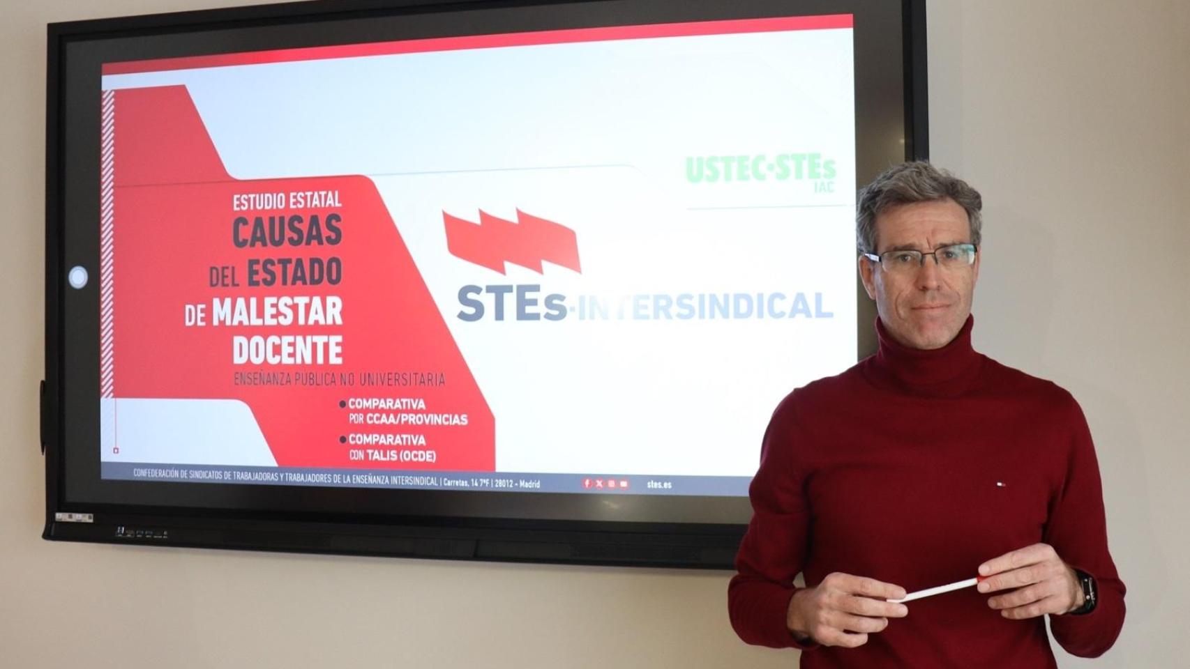 Fernando Villalba Cabrera, responsable de Política Educativa de STEs-Intersindical.