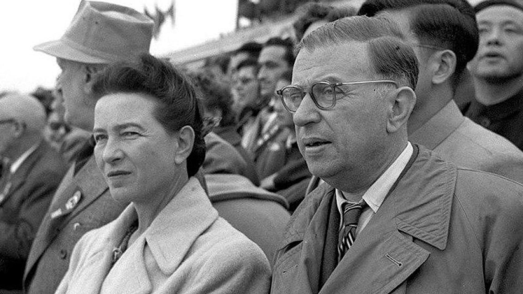 Simone de Beauvoir y Jean-Paul Sartre. Foto: Wikimedia Commons