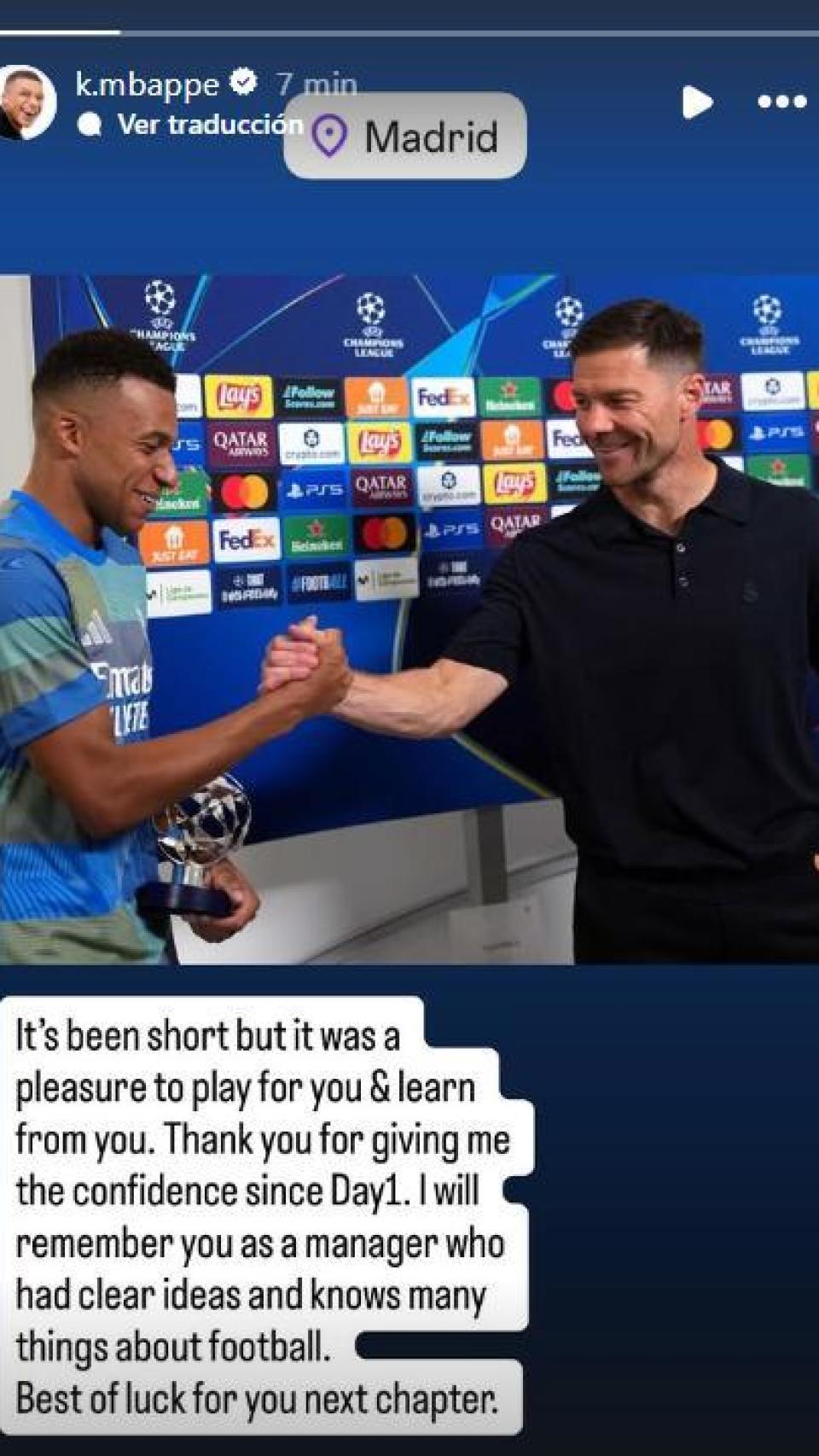 Mbappé y Xabi Alonso