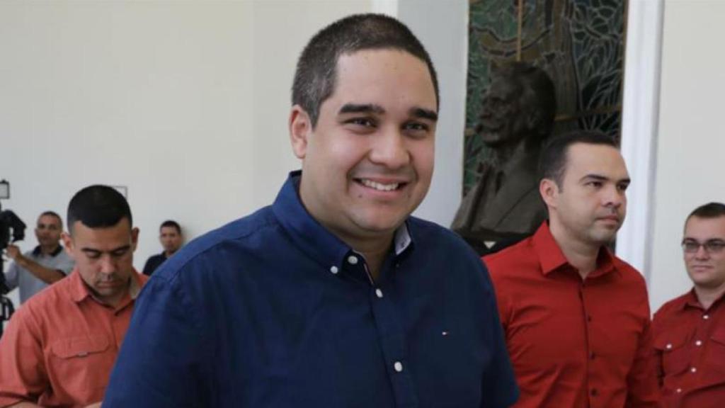 Nicolás Maduro Guerra, a su llegada para una sesión plenaria de la Asamblea Nacional Constituyente, en una imagen de archivo de 2017.