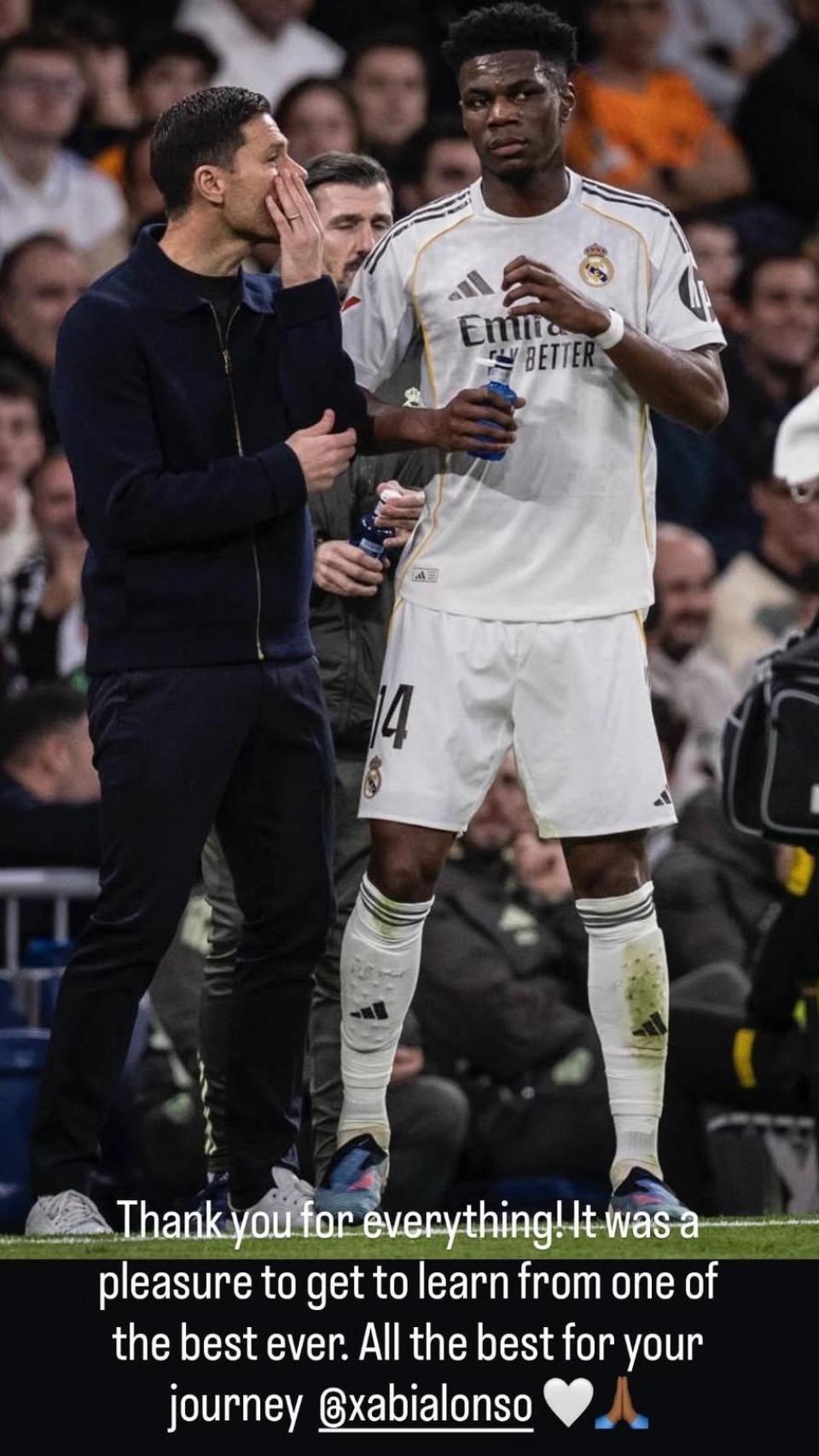 Tchouaméni y Xabi Alonso