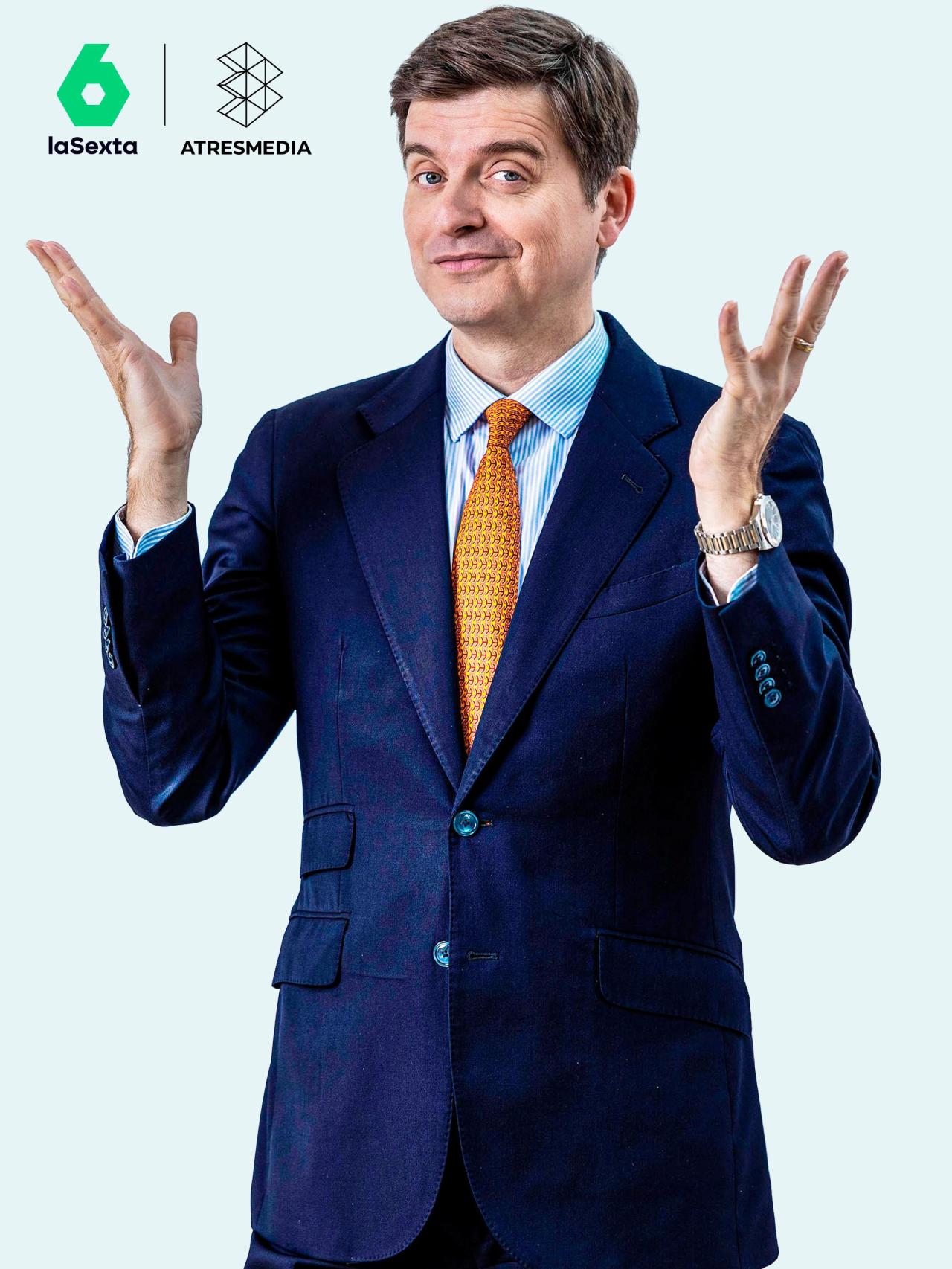 Marc Giró, en la imagen que ha difundido Atresmedia para anunciar su fichaje.