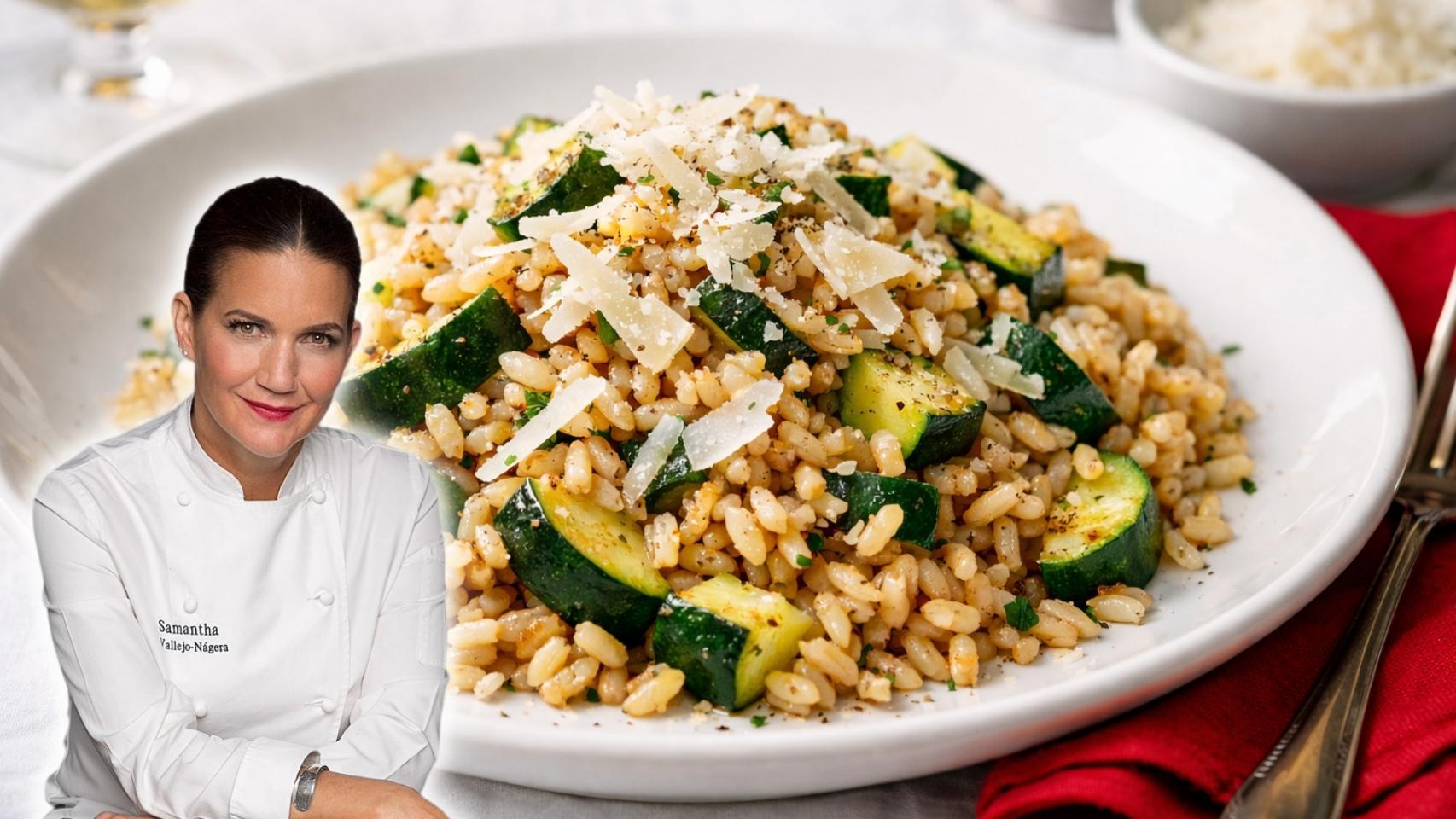 Samantha Vallejo-Nágera en un montaje de El Español