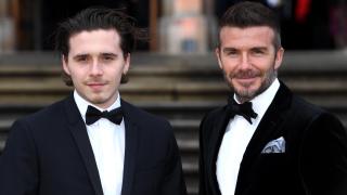 Brooklyn y David Beckham en una imagen de 2019.