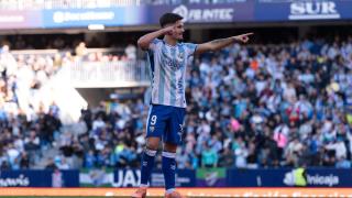 Chupe celebra uno de los goles contra el Ceuta