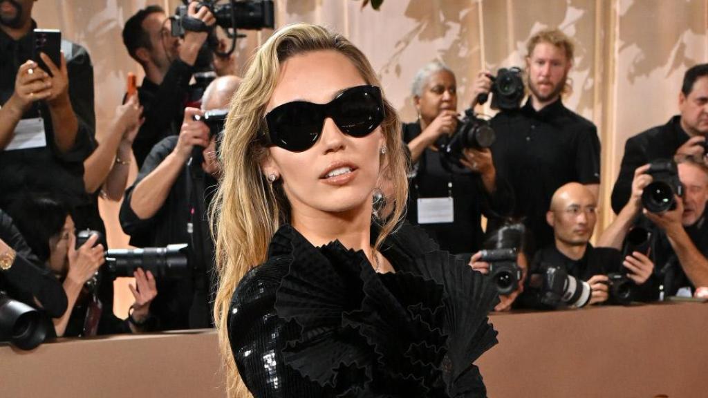 Miley Cyrus, en una de sus últimas apariciones públicas.