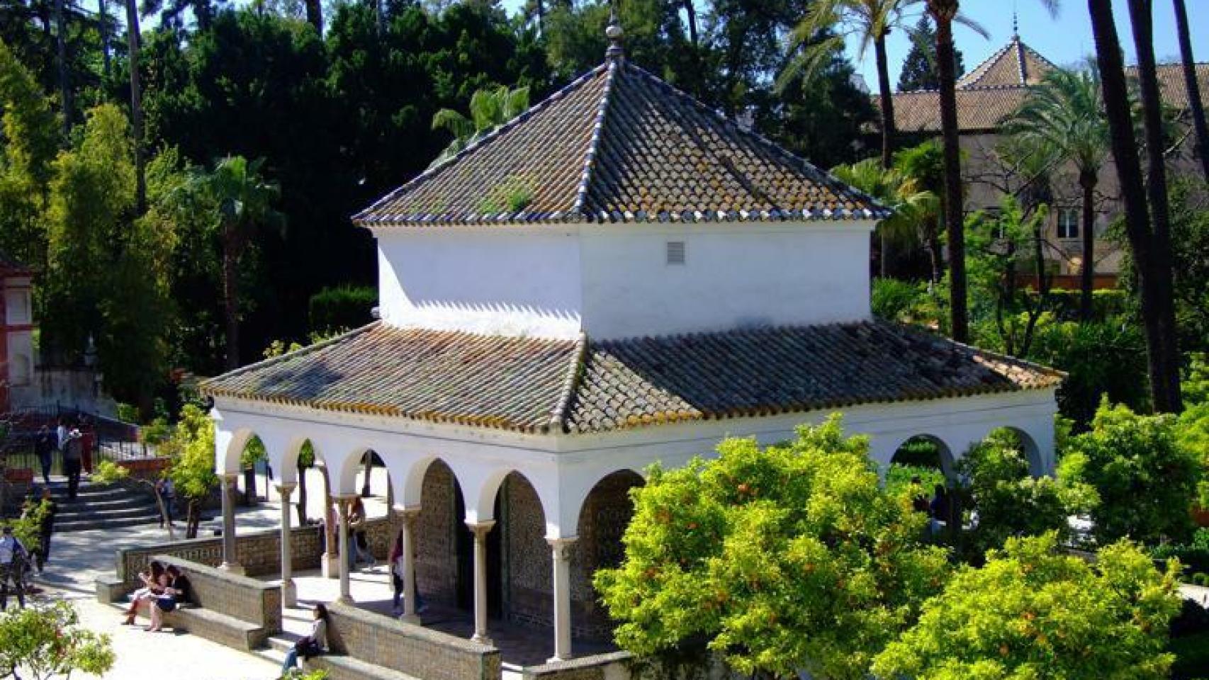 Cenador de Carlos V en el Real Alcázar de Sevilla.