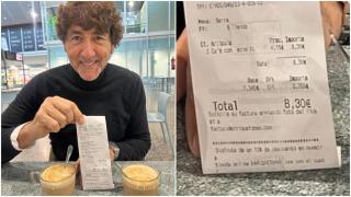 Patxi Salinas en el Aeropuerto de Vigo.