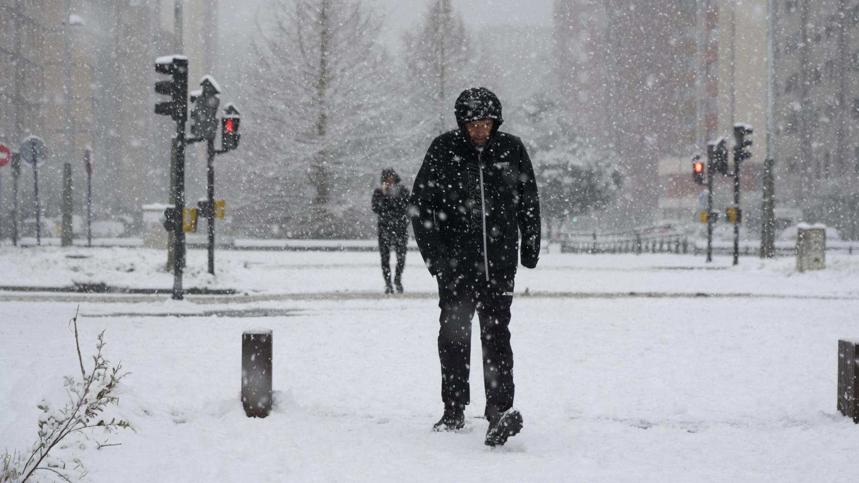 Borrasca Francis en Vitoria.