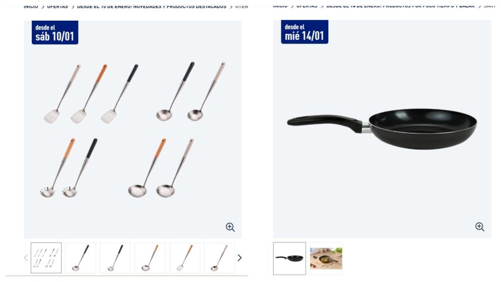 Utensilios de cocina.