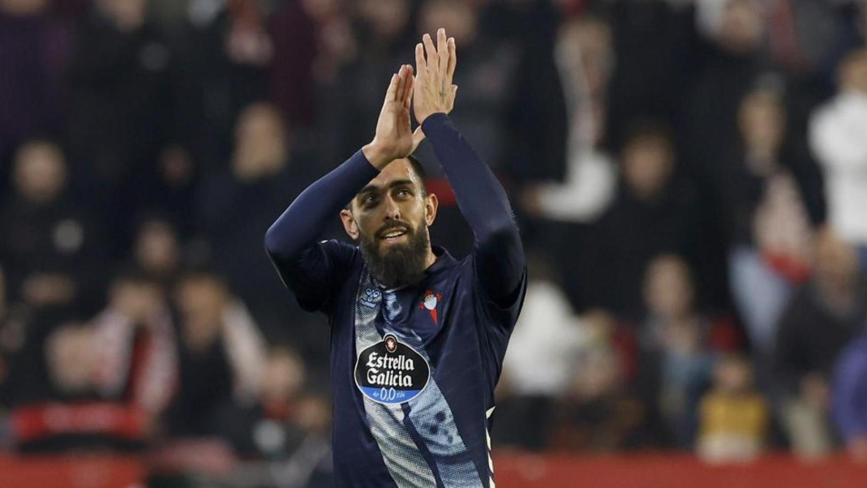 Borja Iglesias, en el Sánchez Pizjuán