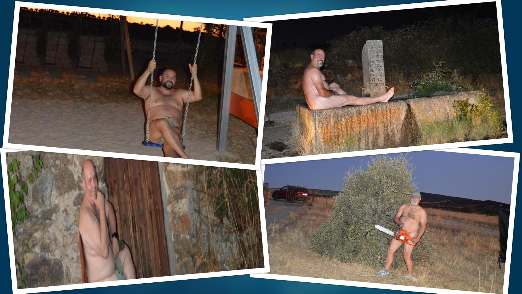 Once amigos de Urraca Miguel han decidido desnudarse para recaudar fondos para actividades culturales y festivas, al tiempo que lanzan una reivindicación.