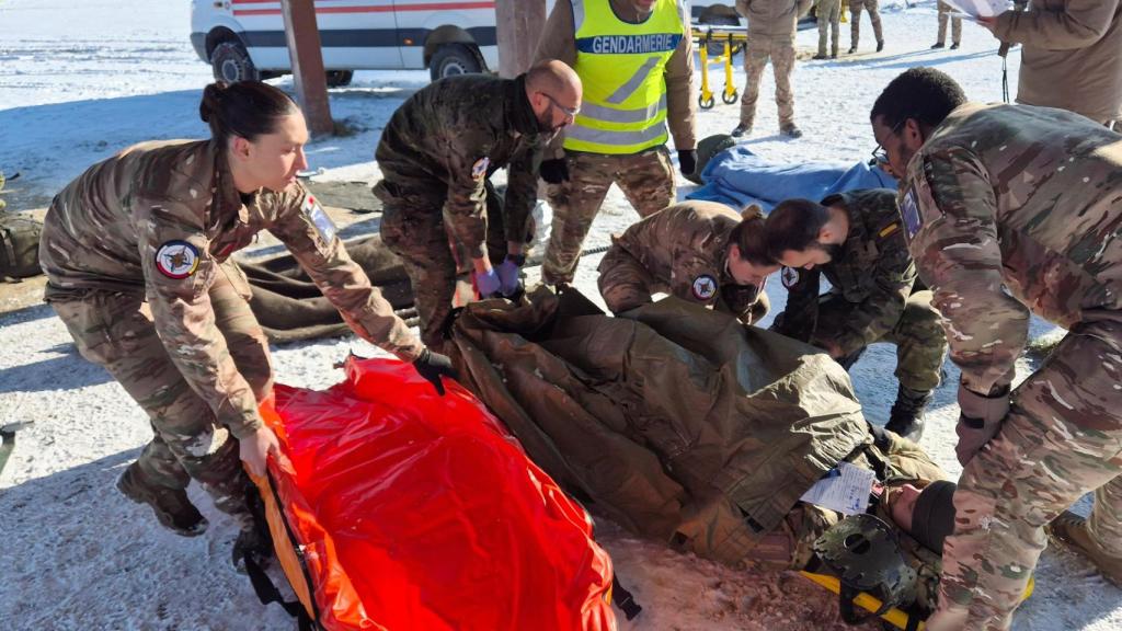 Maniobras durante el ejercicio Eagle Angel, en Rumanía